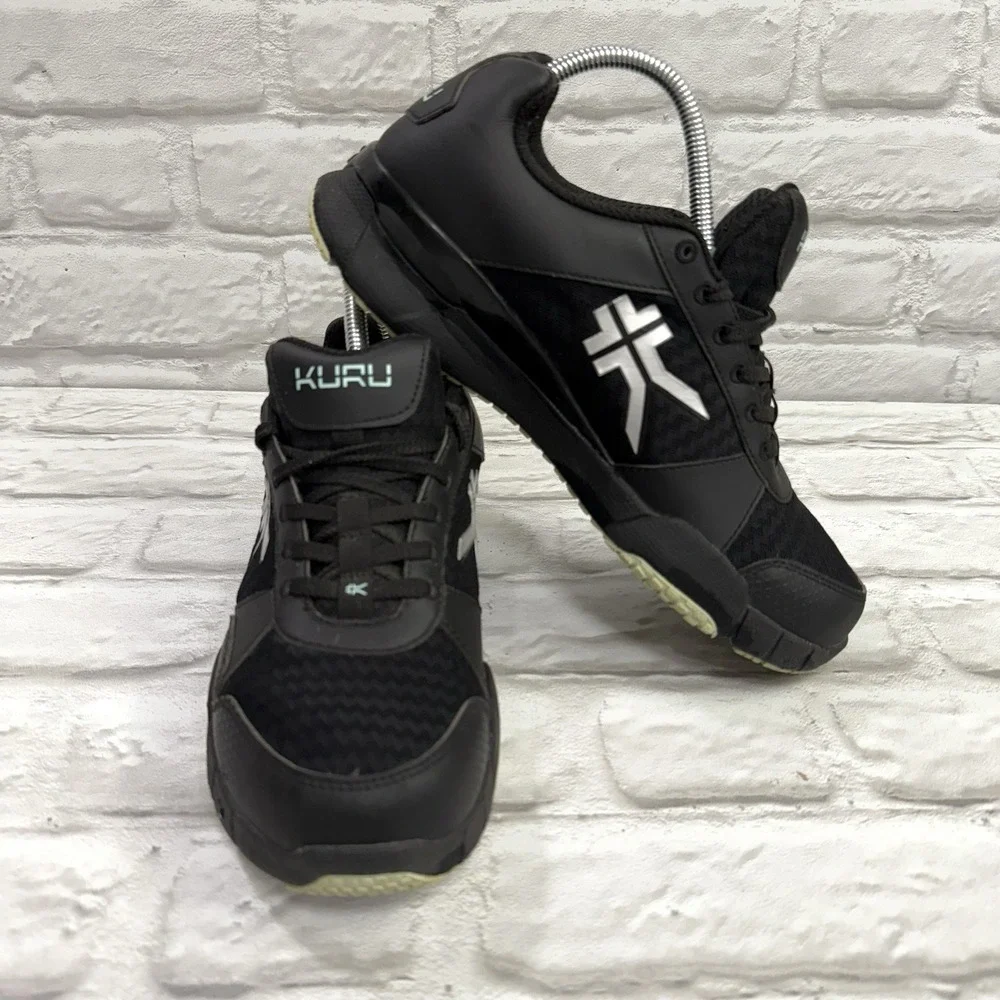 Kuru Quantum 2 Womens Size 10 Black Gray Athletic Running Walking Shoes Sneakers